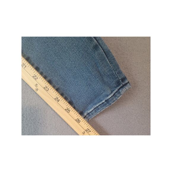 Express 0R High Rise Hyper Stretch Skinny Jeans Dark Wash GUC - Picture 8 of 12